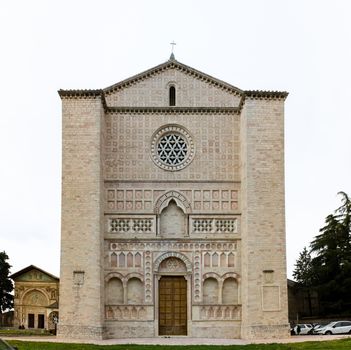 The Oratory of San Bernardino is located in Perugia, Piazza San Francesco, next to the Basilica of St. Francis