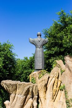 the patron saint of Italy, Francis of Assisi, who established the order of the Franciscans
