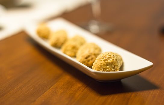 biscuit with sesame sweet and fragrant good breakfast