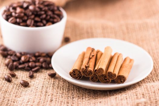 coffee and cinnamon, spices common from strong taste