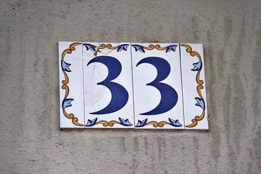 Photo of Building Identification Number made in the late Summer time in Spain, 2013