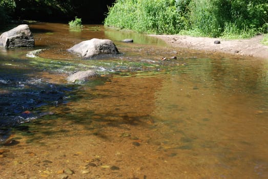 The Gouet, a river in Brittany