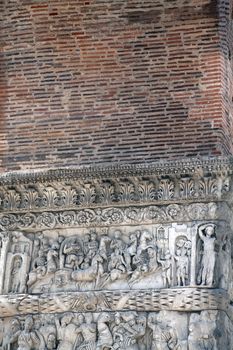 Arch of Galerius in Thessaloniki, Greece, unesco heritage site.