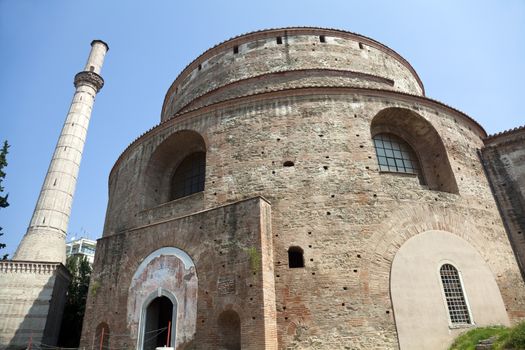 The Church of the Rotonda in Greece "Tomb of Galerius", 4th - century monuments in the city of Thessaloniki, in the region of Macedonia in northern Greece.