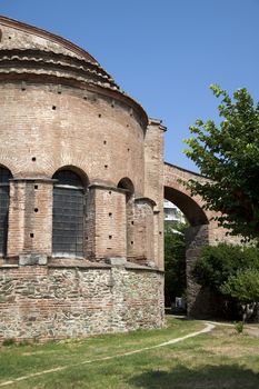The Church of the Rotonda in Greece "Tomb of Galerius", 4th - century monuments in the city of Thessaloniki, in the region of Macedonia in northern Greece.