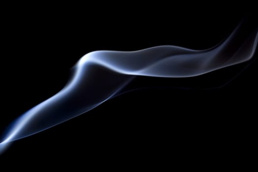 Smoke on black background