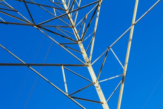 Power tower with the sky background