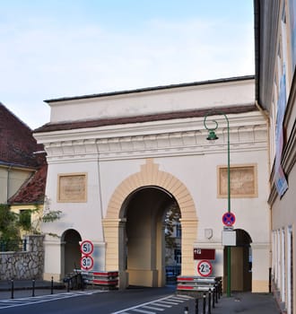  brasov city romania schei gate landmark architecture