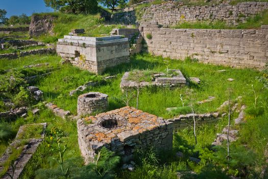 Portion of the Ancient City of Troy in Turkey