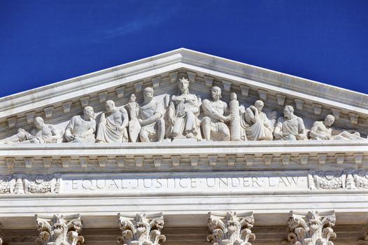 US Supreme Court Statue Capitol Hill Washington DC