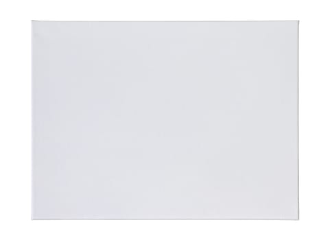 Blank stretched artist's canvas
