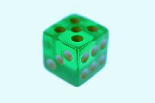 dice isolated over a white background