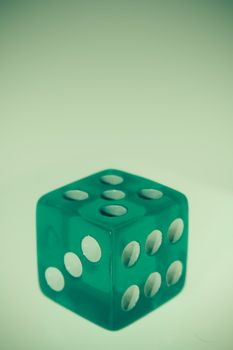 dice isolated over a white background