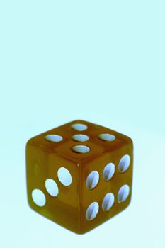 dice isolated over a white background