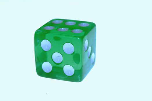 dice isolated over a white background