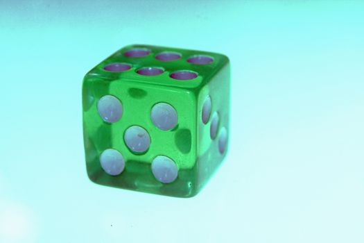 dice isolated over a white background