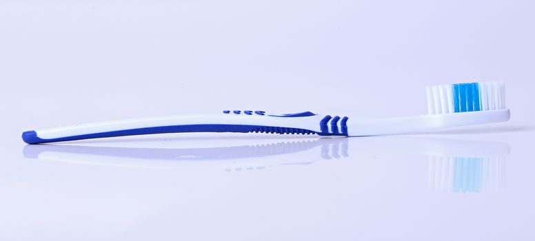 Healthcare. Toothbrush on a white background