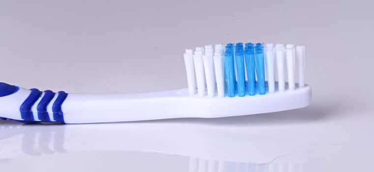 Healthcare. Toothbrush on a white background