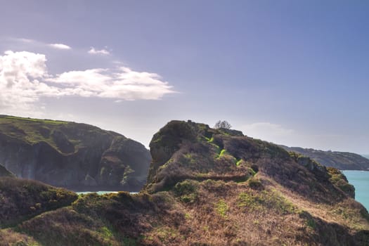 Coastal scene on Sark  looking out over the English Channel