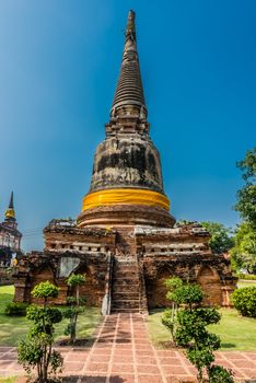 Wat Yai Chai Mongkhon Ayutthaya at Bangkok Thailand