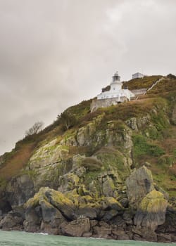 Coastal scene on Sark Lighthouse