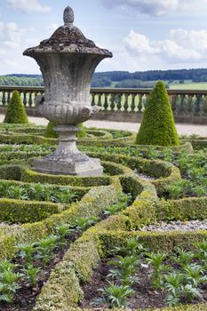 Beautiful geometrical design Formal garden