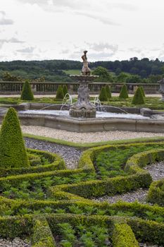 Beautiful geometrical design Formal garden