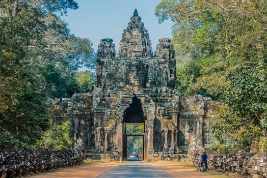 east gate Angkor Thom Cambodia