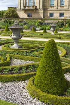 Beautiful geometrical design Formal garden