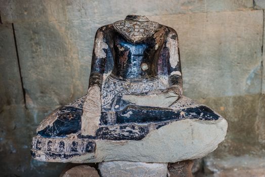 headless buddha statue Angkor Wat Cambodia