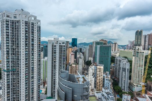 cityscape at Causeway Bay in Hong Kong