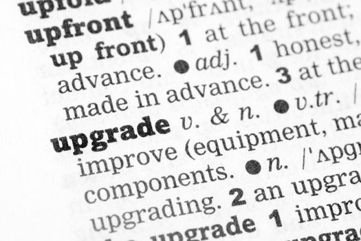 Upgrade Dictionary Definition single word with soft focus