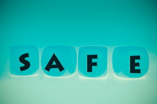 word Safe on cubes