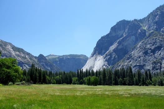 Valley within the Yosemite National Park in California.