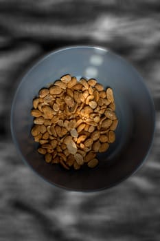 Bowl of shell less peanuts