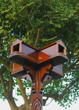 Charming wooden birdhouse