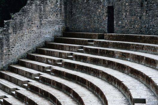 Ancient arena in Pompeii, Italy