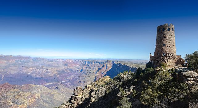 Grand Canyon watchtower, Arizona, USA 