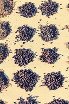 Black pepper, Black peppercorns For Sale At Market, India