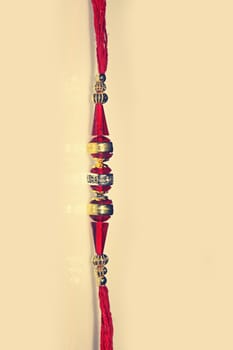 Rakhi for Raksha Bhandhan, it is a traditional indian festival in which a sister ties rakhi on the hand of his brother.