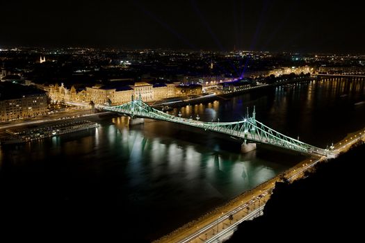 View of Budapest with the river Danube