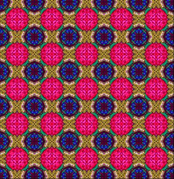 variegated seamless floral ornament,kaleidoscopic pattern