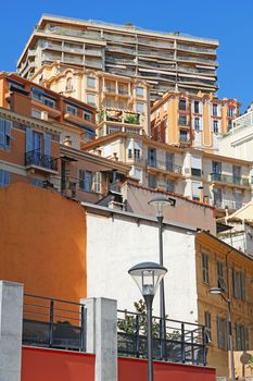 Monaco. Monte Carlo. Beautiful architecture of  Principality of Monaco