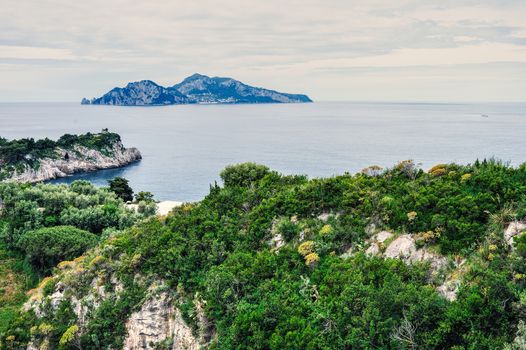 Beautiful Capri island in Italy, Naples