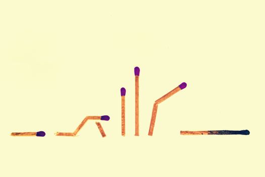 Stages Of Life with Matchstick