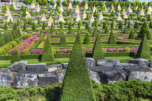 Elements of French Garden. Chon Buri, Thailand