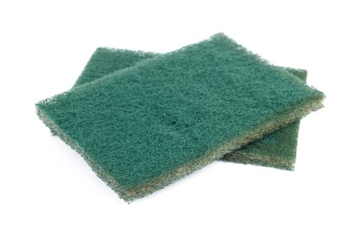 Green abrasive sponge texture background