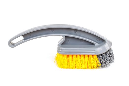 Cleaning brush isolated on white background