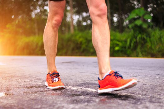 Feet of runners