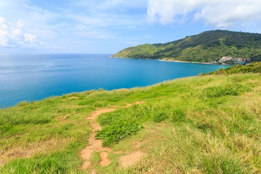 Beautiful view of tropical sea in Phuket, Thailand